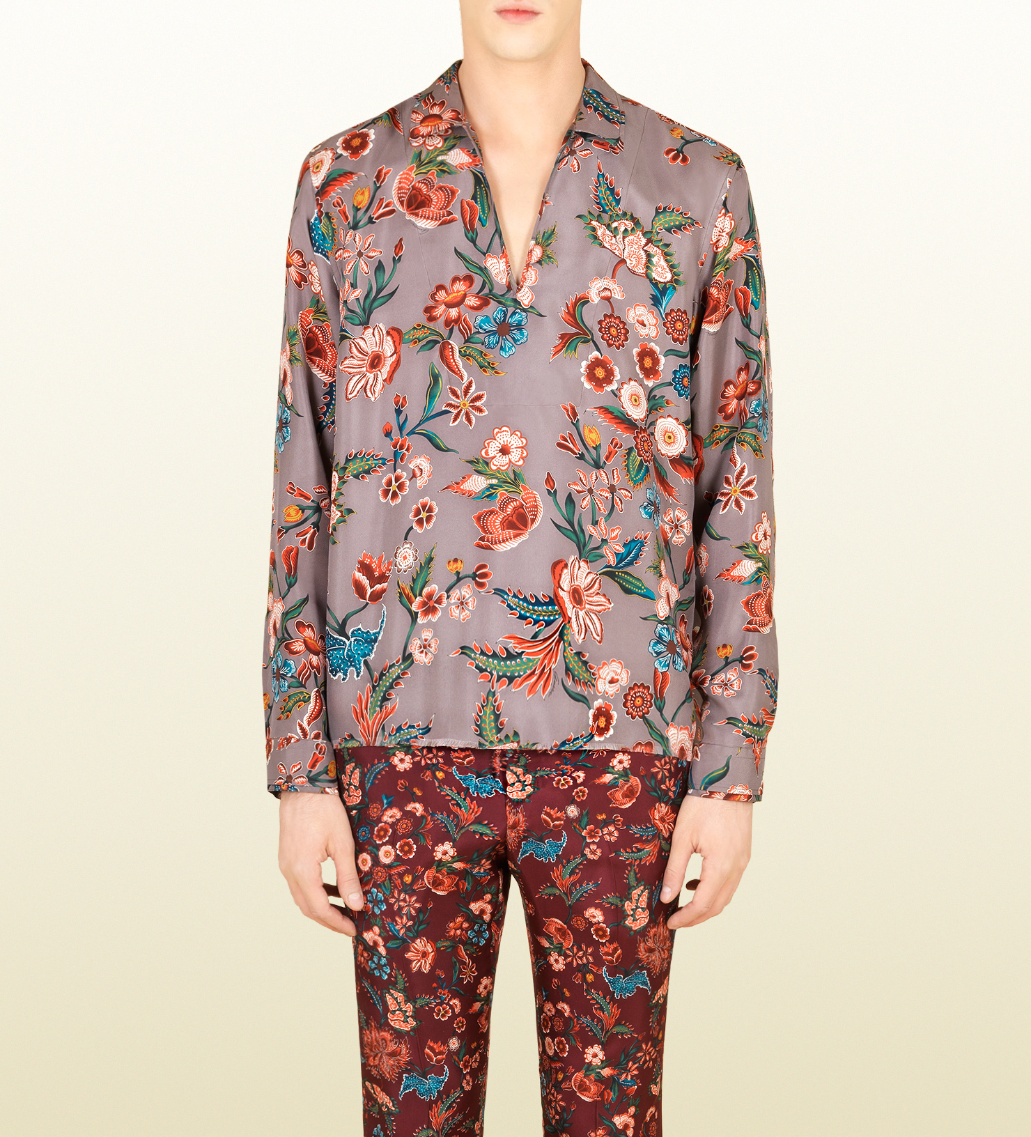 gucci floral tee