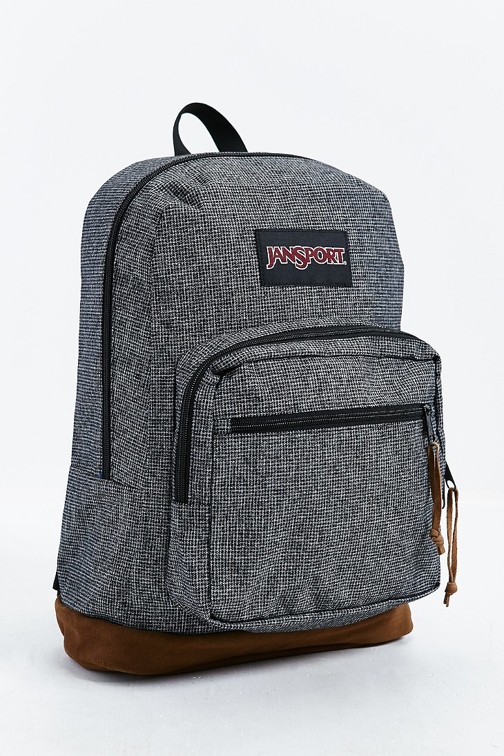 Jansport Right Pack Houndstooth Backpack in Dark Grey (Gray) for Men - Lyst