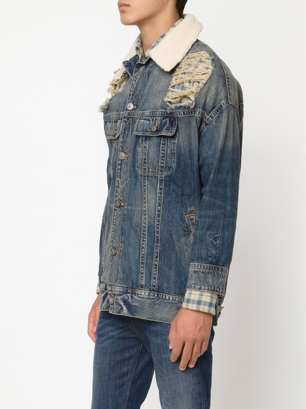 vivienne westwood denim jacket mens