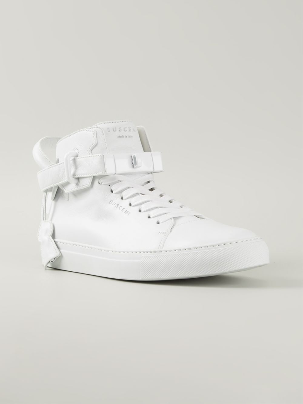 white buscemi high tops