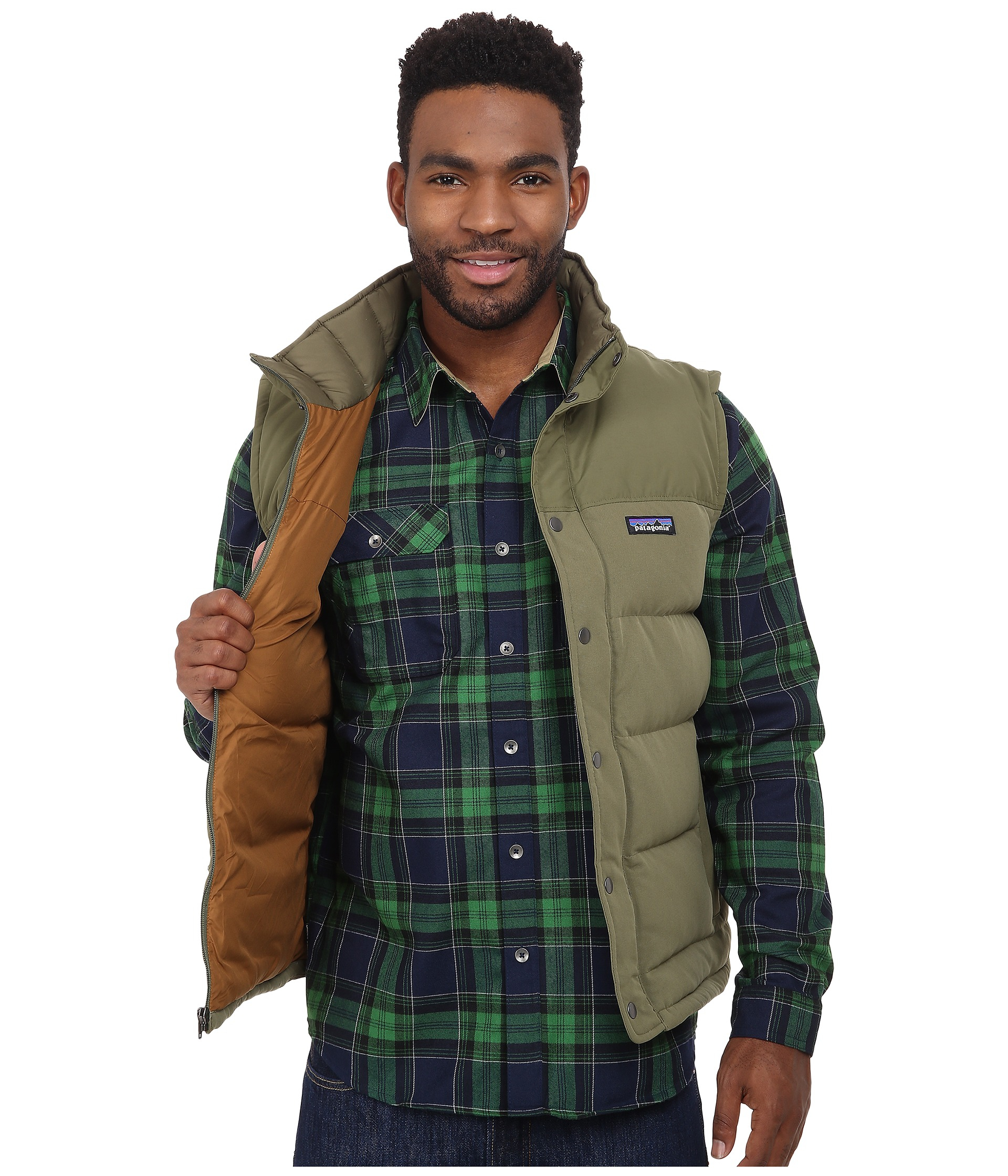 Patagonia Bivy Down Vest in Green for Men - Lyst