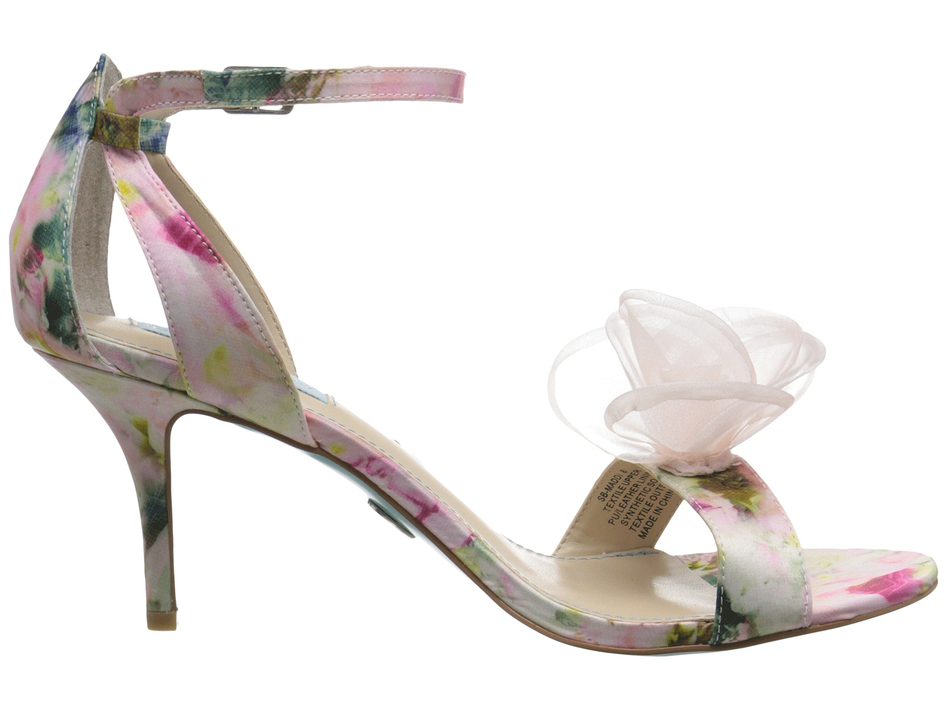 betsey johnson floral sandals