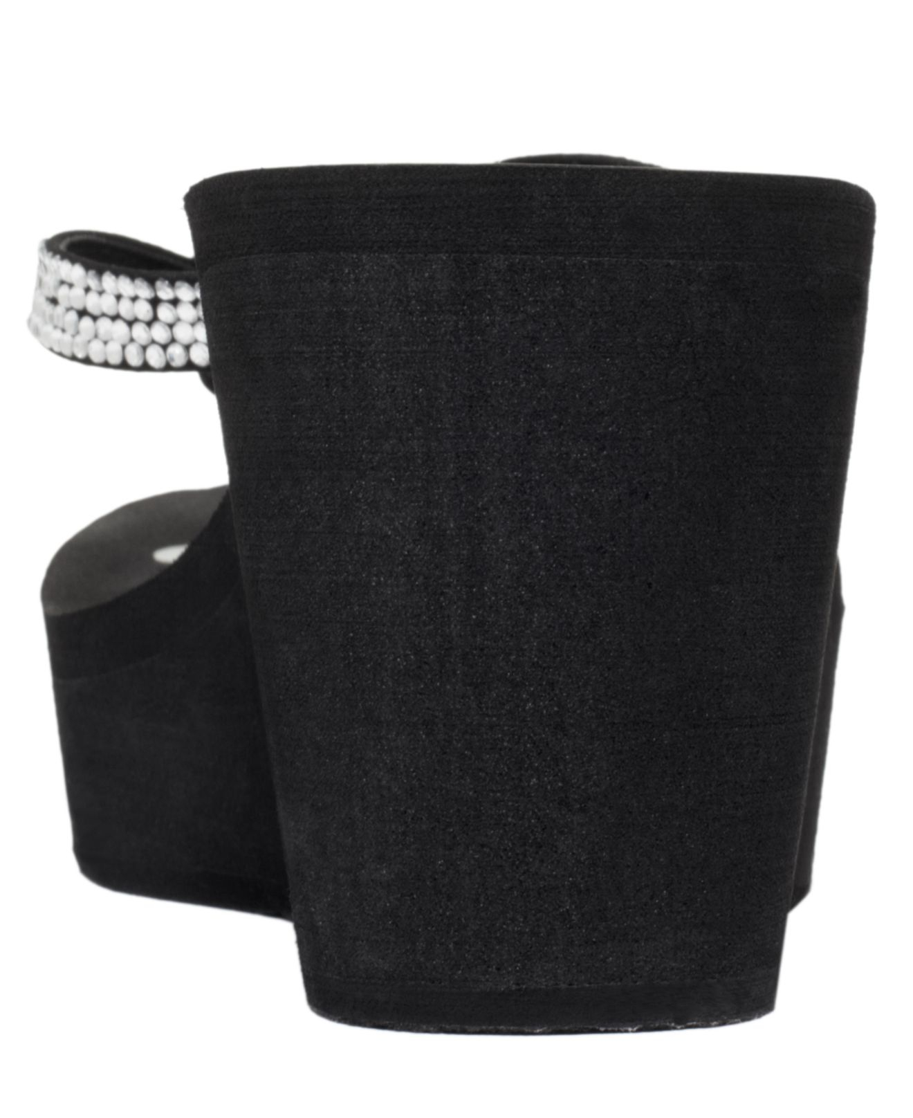 Lyst - Guess Women's Seespray Platform Wedge Flip Flops in Black