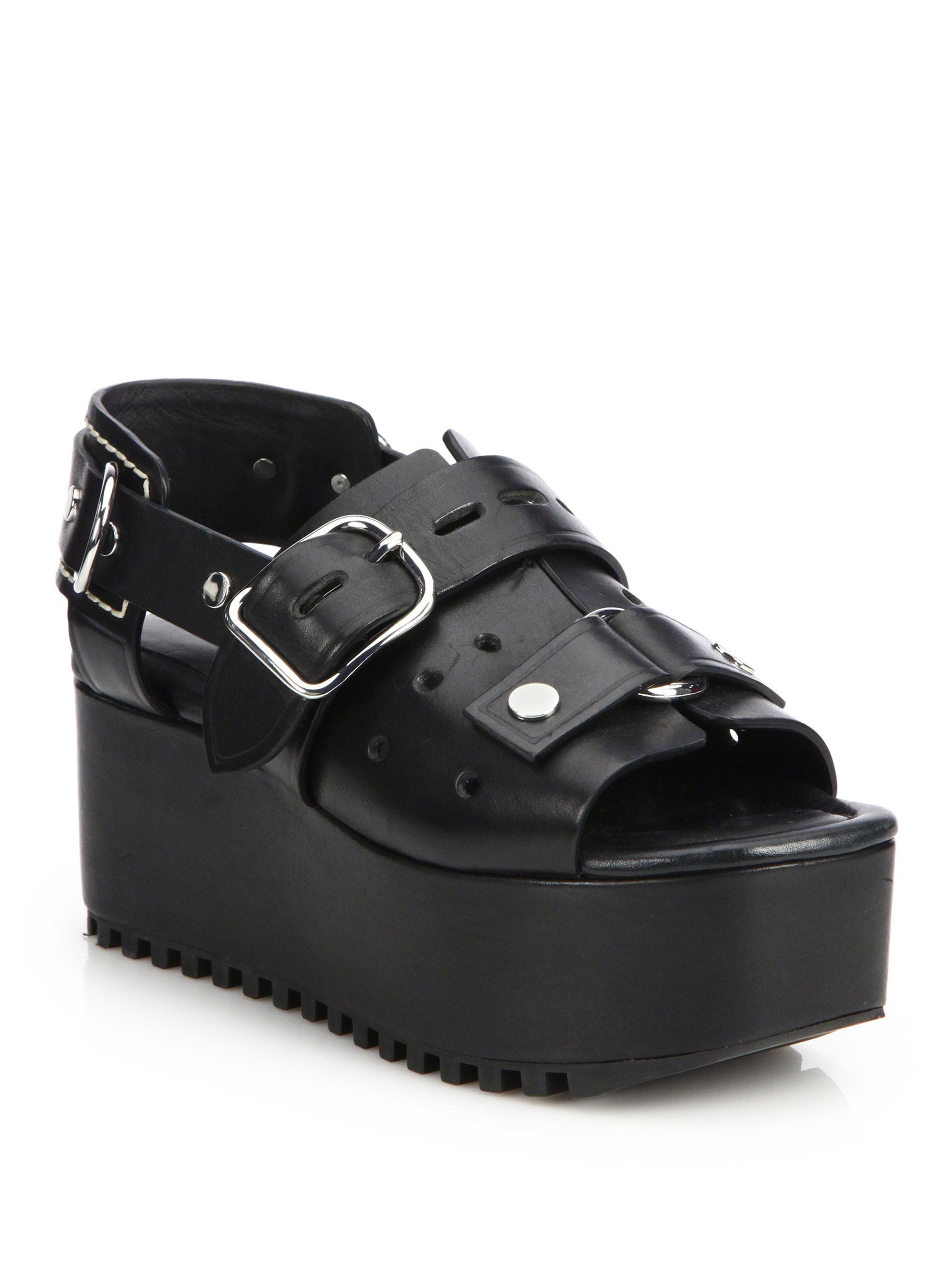 alexander wang platform sandals