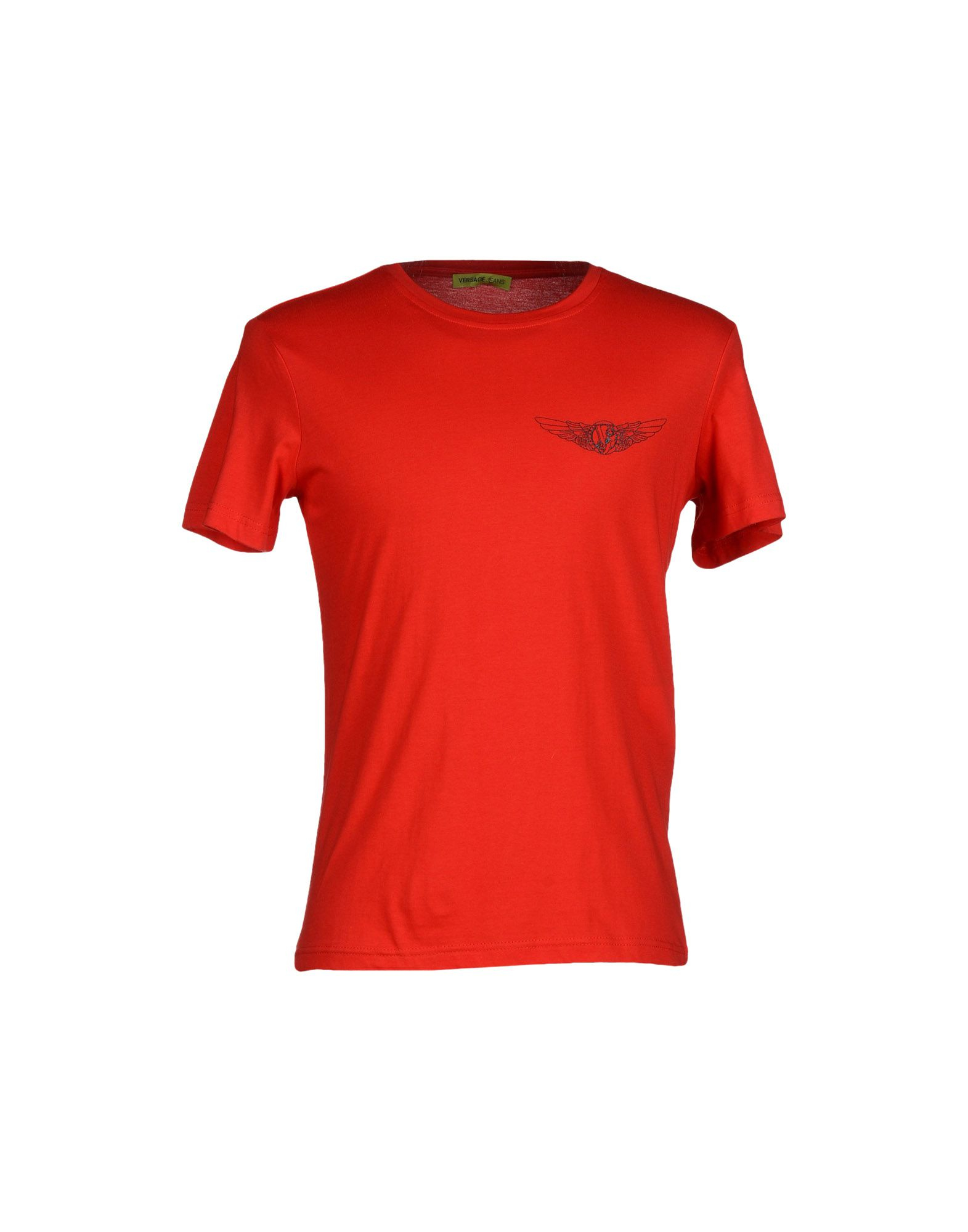 Versace Jeans T-shirt in Red for Men | Lyst