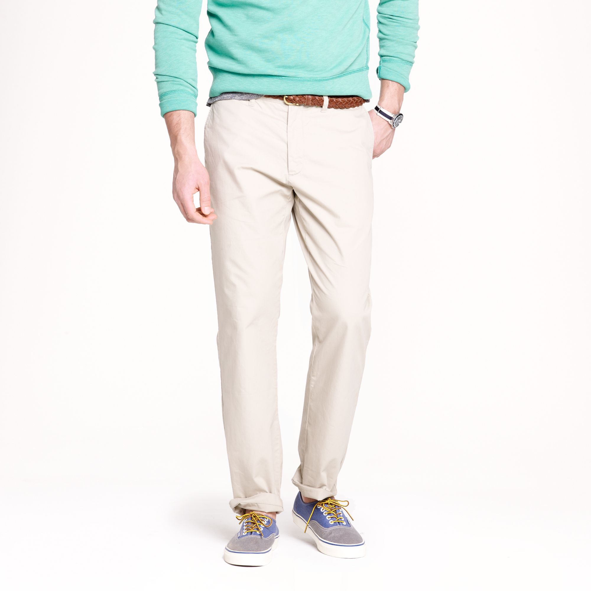 J.Crew Lightweight Essex Pant in Classic Fit in Khaki (Natural) for Men