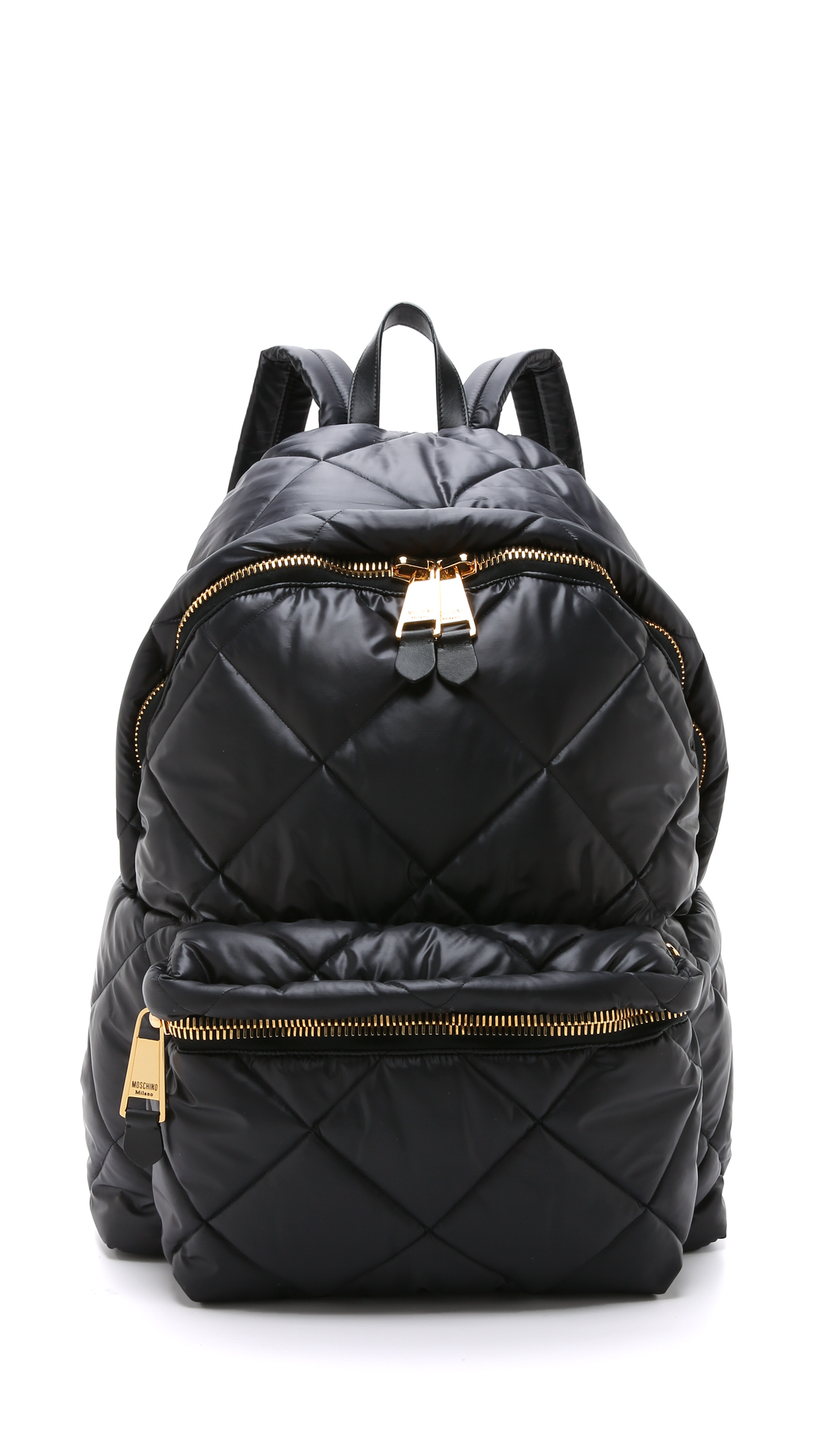 Moschino Oversized Quilted Backpack - Black | Lyst