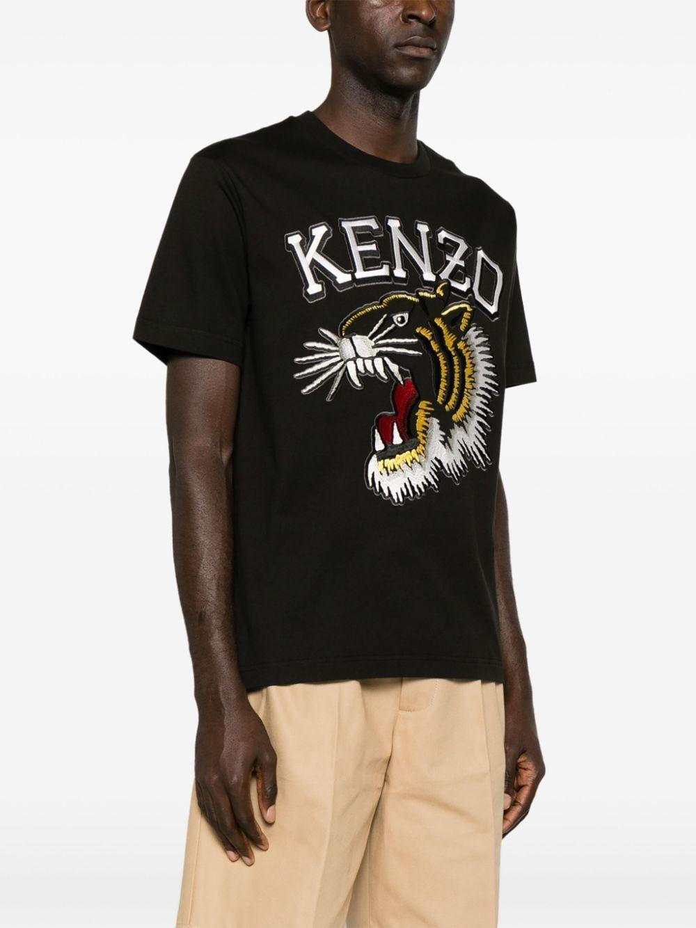Kenzo t shirt 2024 black and gold