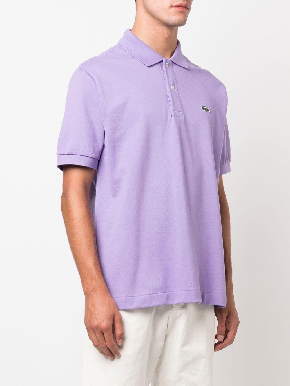 Lacoste Logo Polo Lilia In Cotton in Purple for Men | Lyst