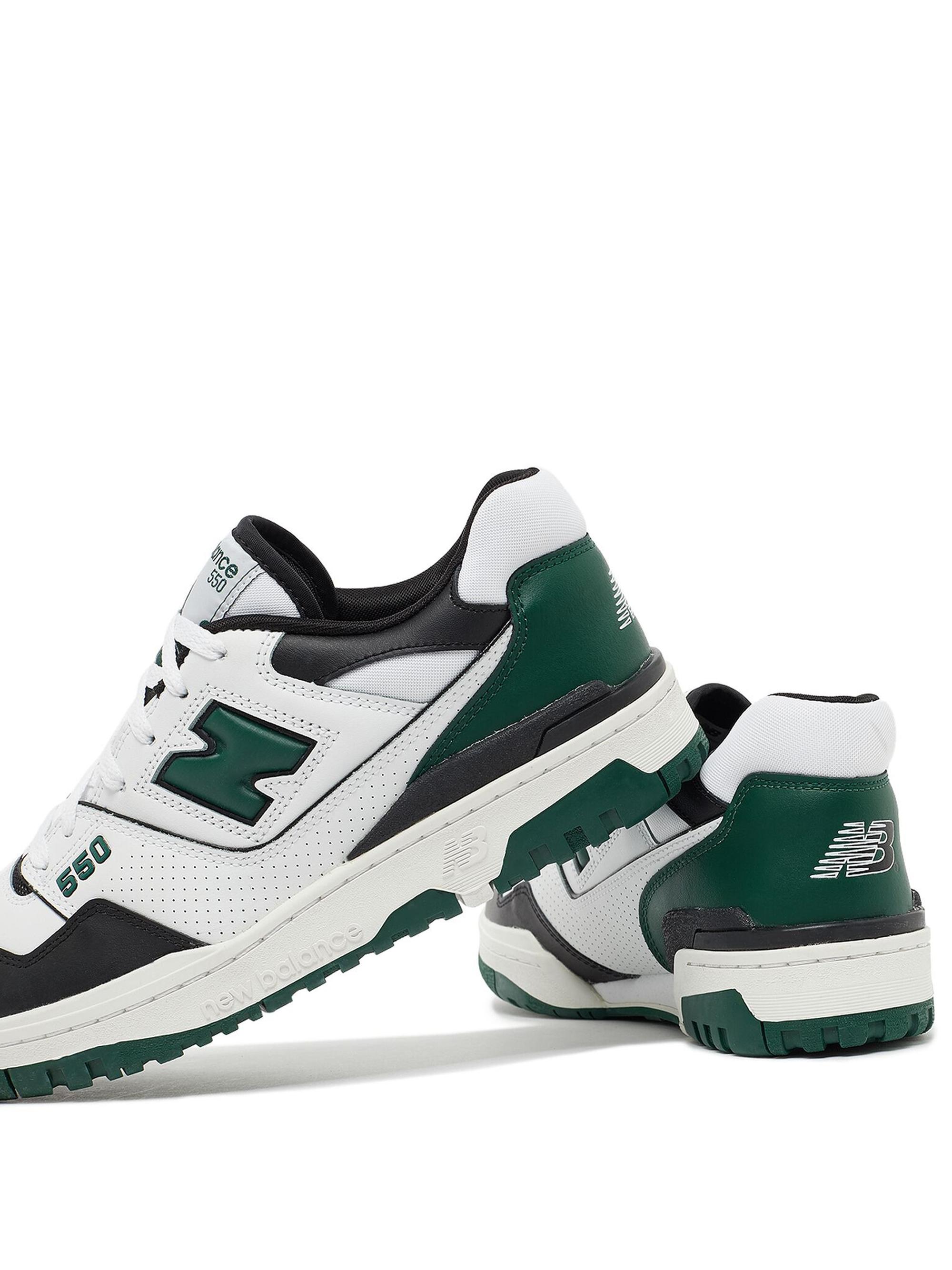 New Balance 550 Sneakers Green In Leather | Lyst