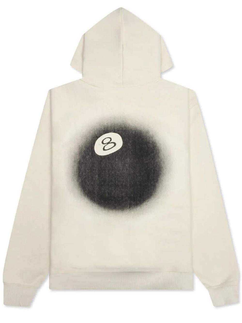 Stussy 8 Ball Fade Hoodie Beige In Cotton in White for Men | Lyst
