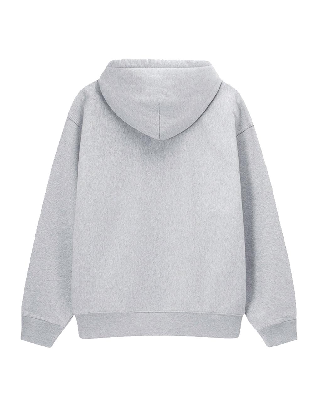 Stock Logo Crew Sweatshirt Men Grey In Cotton