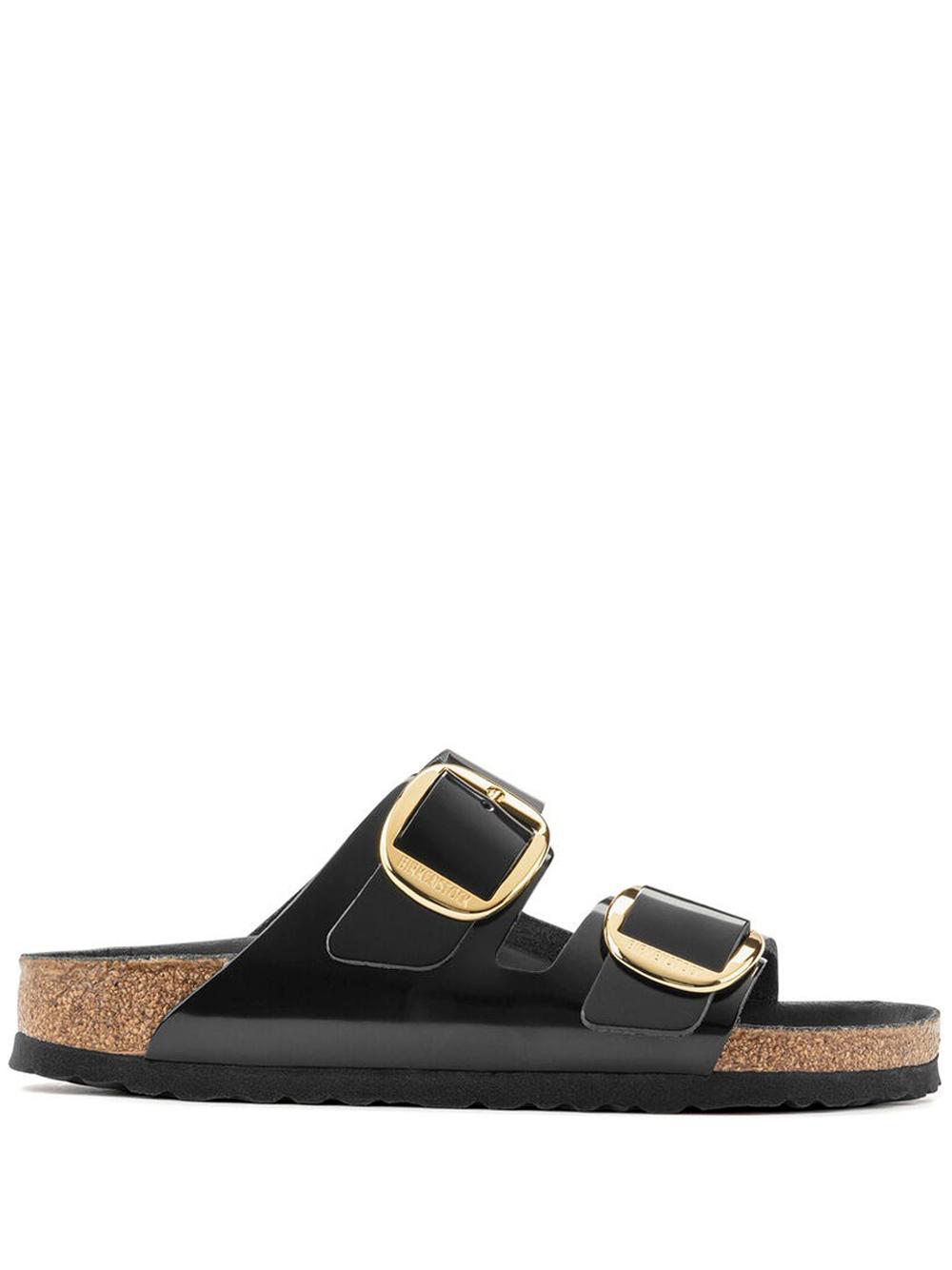 birkenstock big buckle arizona nere
