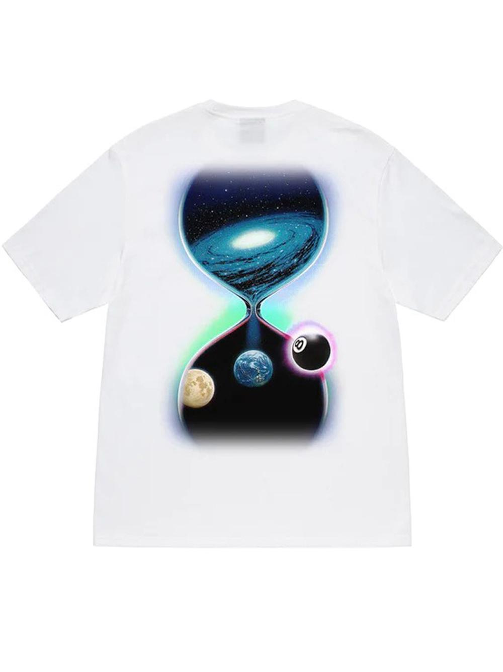 Stussy Galaxy Tee White In Cotton in Blue for Men | Lyst