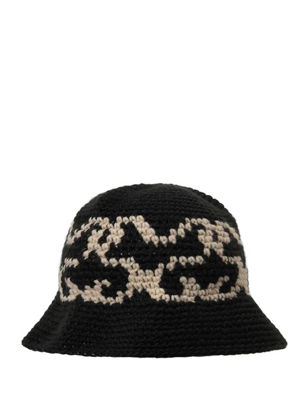 Stussy Women's Ss Knit Bucket Hat Black In Acrylic