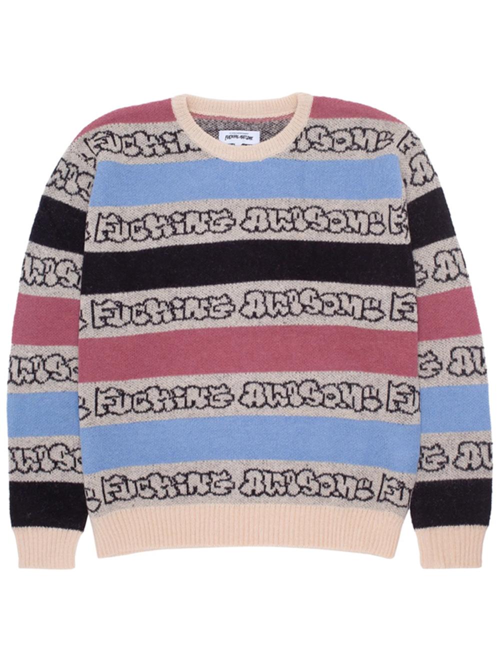 Fucking Awesome Wanto Brushed Sweater Multicolor In Mohair for Men | Lyst
