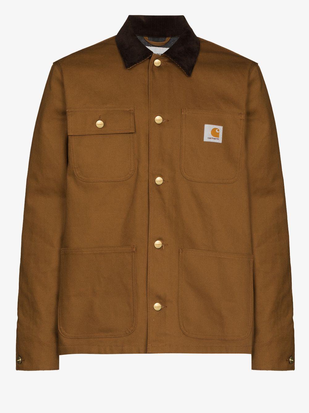 Carhartt WIP Michigan Coat Brown In Cotton for Men | Lyst