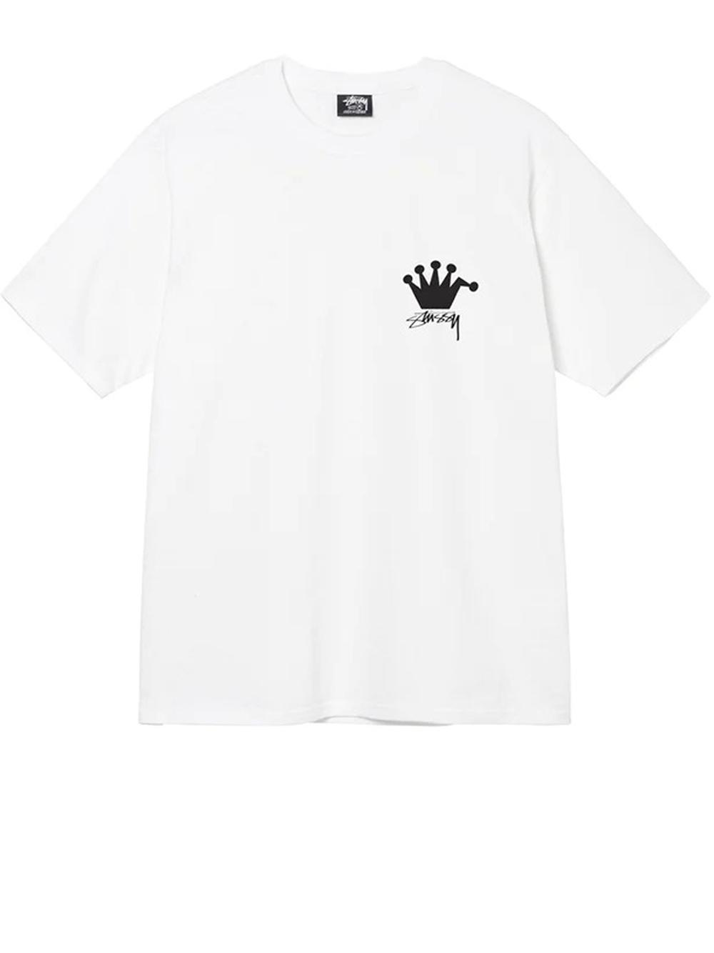 Stussy Crown T-shirt White In Cotton | Lyst