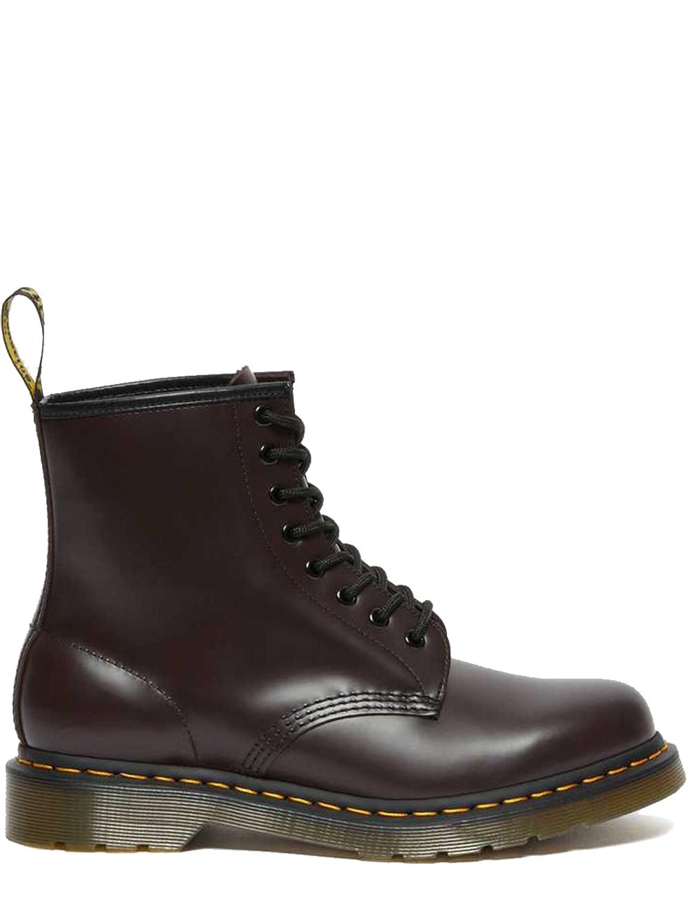 Dr. Martens 1460 Boots Burgundy In Leather in Brown | Lyst