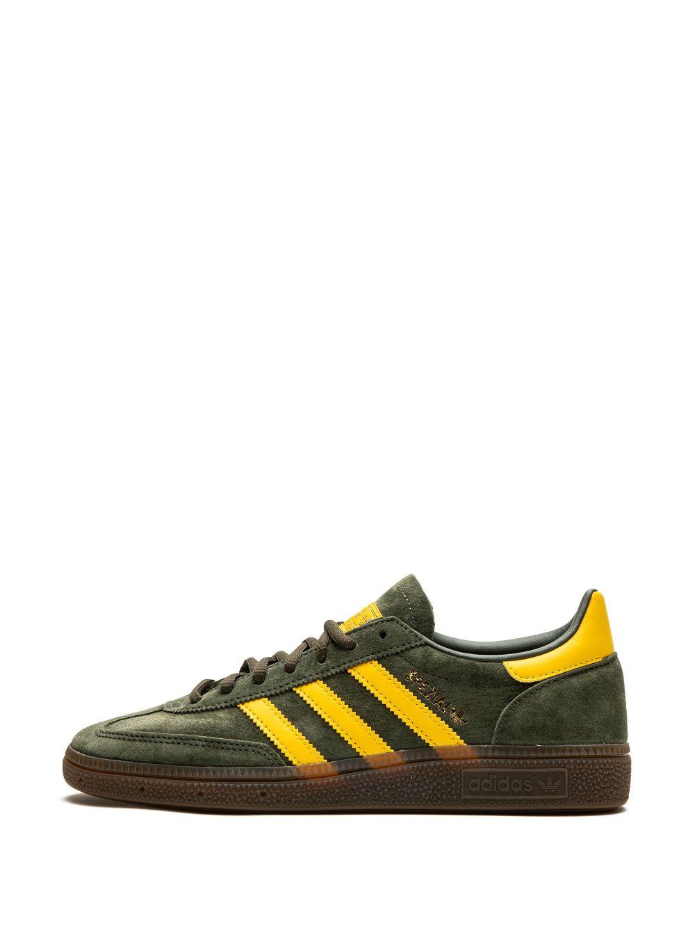 adidas Handball Spezial Sneakers Green In Leather in Yellow for Men | Lyst