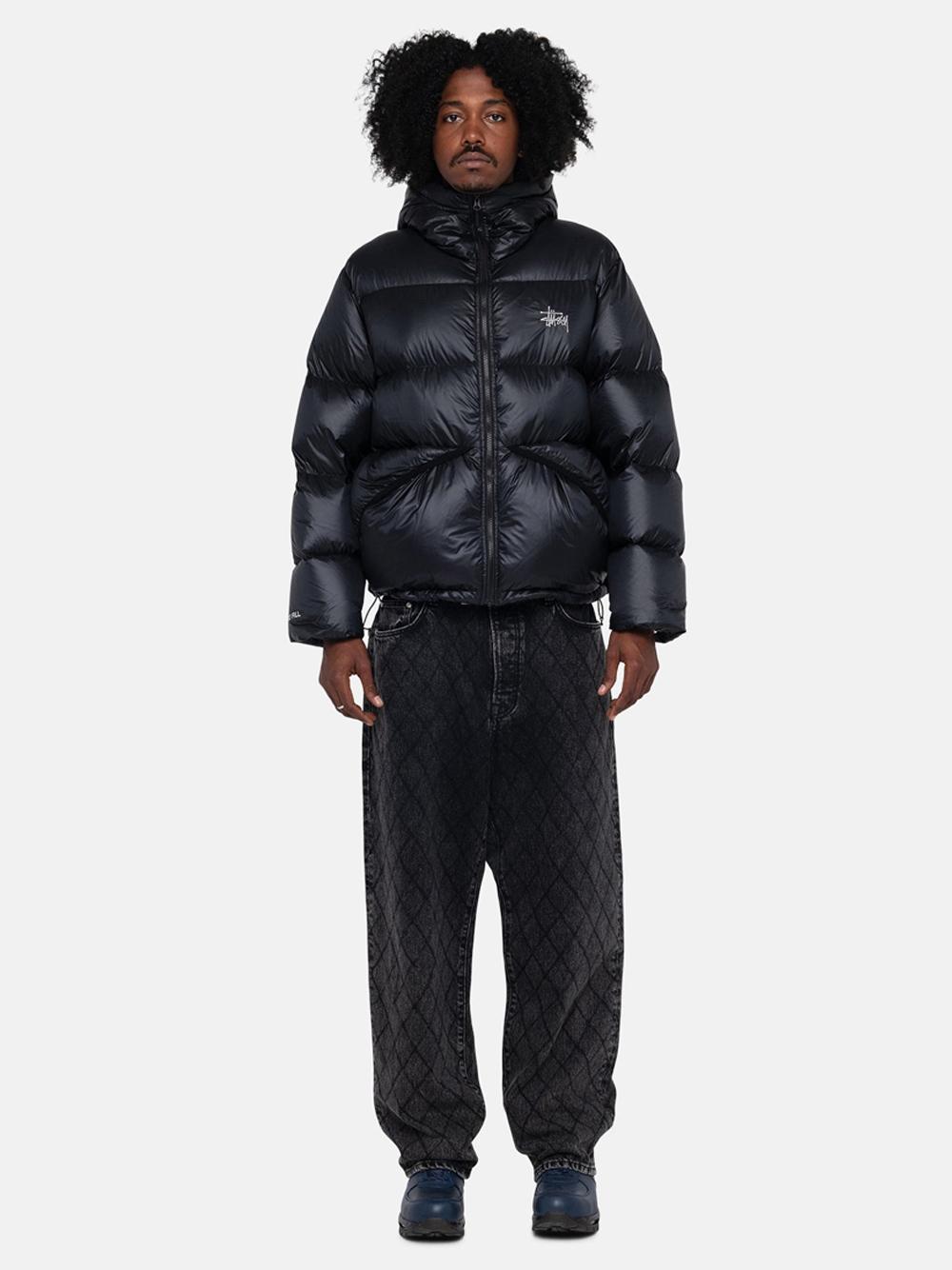 Stussy Down Parka Micro Ripstop Black In Nylon for Men | Lyst