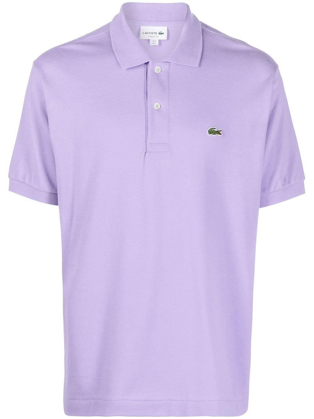 Lacoste Logo Polo Lilia In Cotton in Purple for Men | Lyst