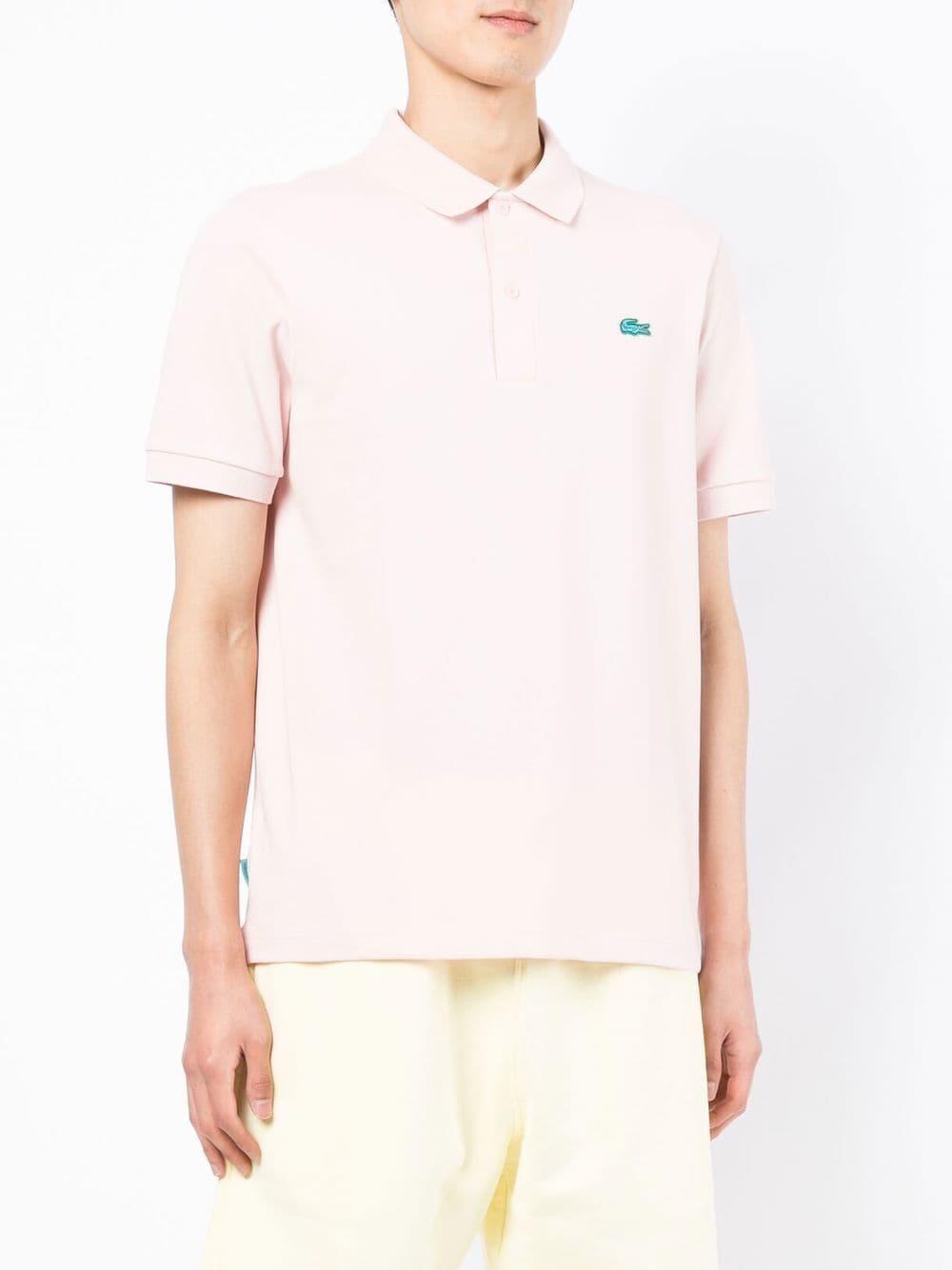 Lacoste Cotton Crocodile-patch Polo Shirt in Pink for Men - Save 10% | Lyst