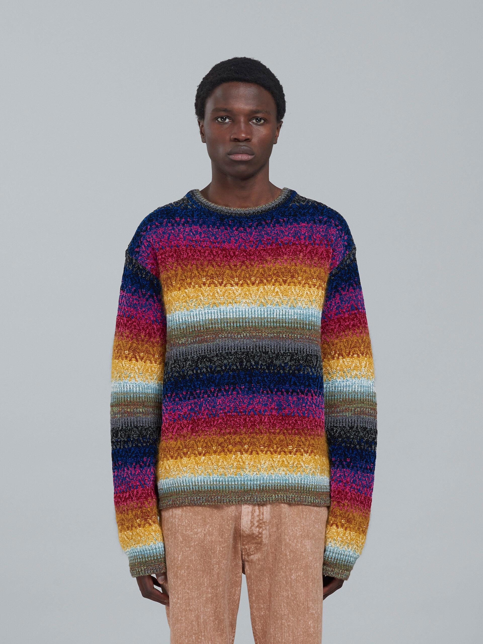 Verzadigen de studie Basistheorie Marni Striped Sweater Multicolor | Lyst