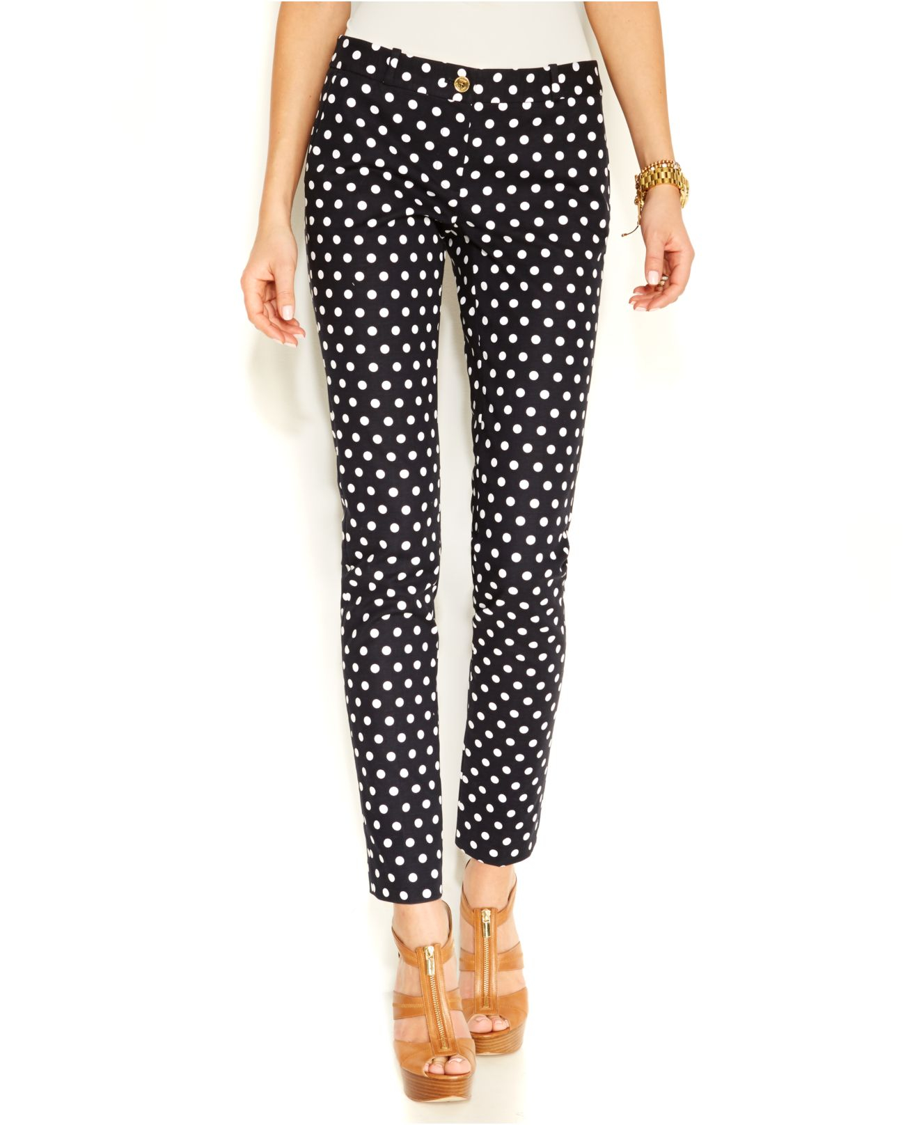 NWT The Limited Cobalt Blue Polka Dot Pants lowest whole network.