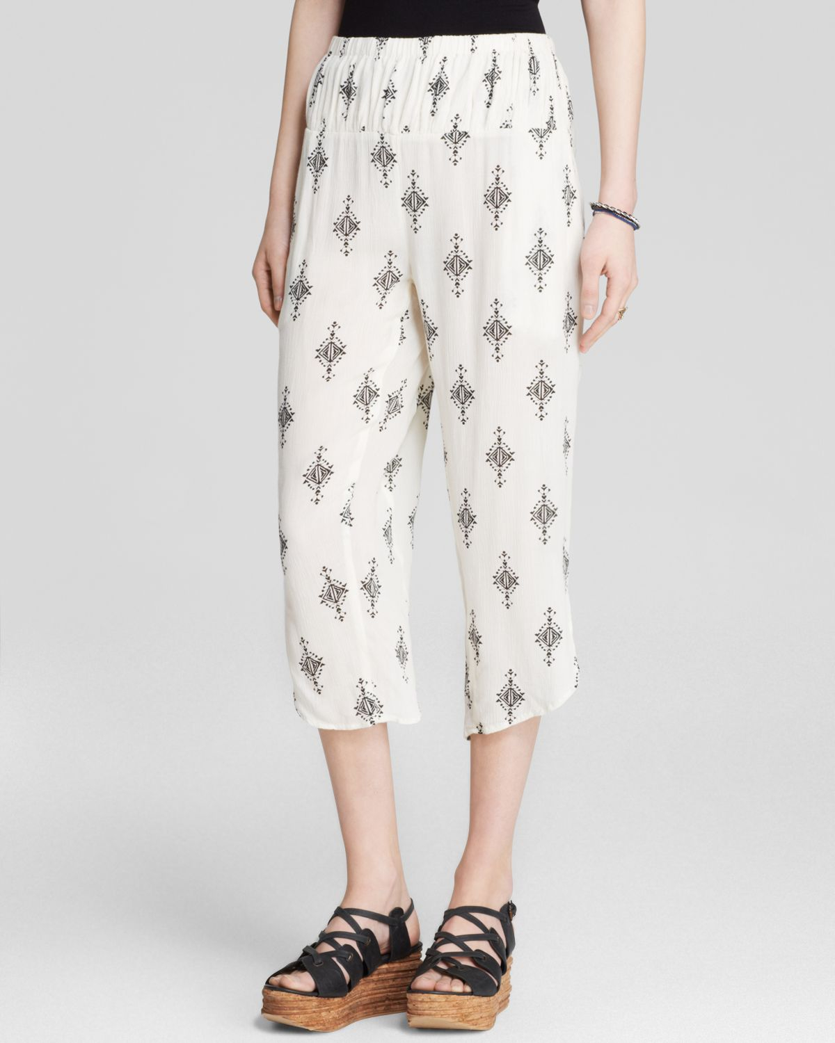 harem pants printed