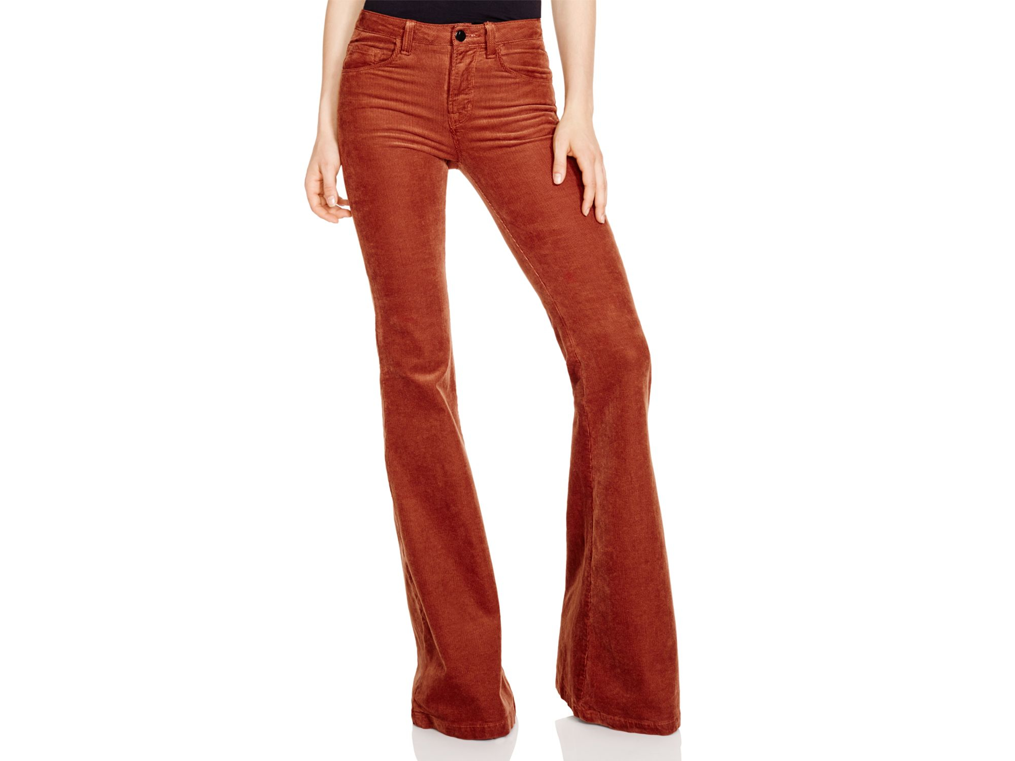 J Brand Bella Flare Corduroy Jeans - Bloomingdale's Exclusive in Brown |  Lyst
