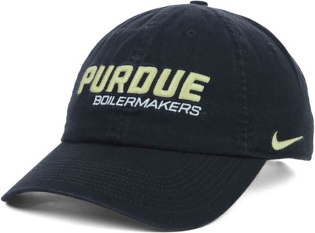 Nike Purdue Boilermakers Heritage 86 Campus Cap in Black for Men | Lyst