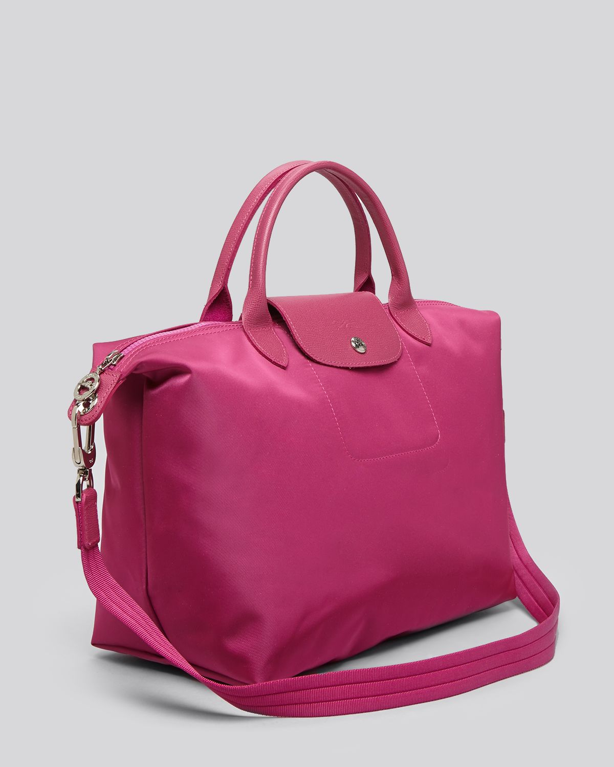 Longchamp Tote - Exclusive Le Pliage Neo Medium in Pink - Lyst