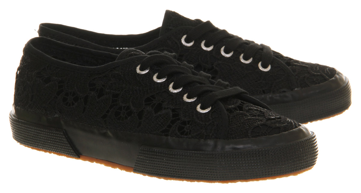 black lace superga