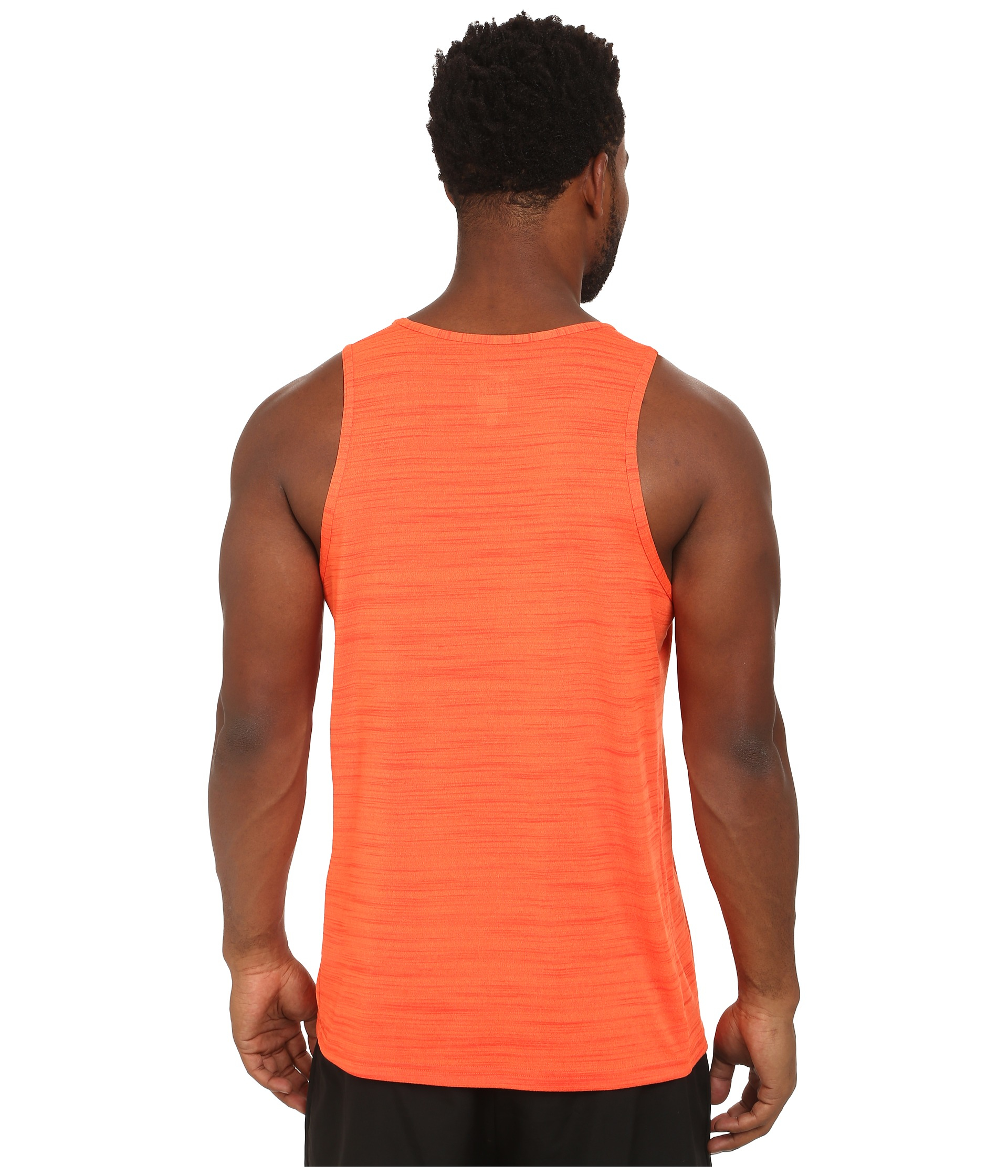 orange dri fit tank top