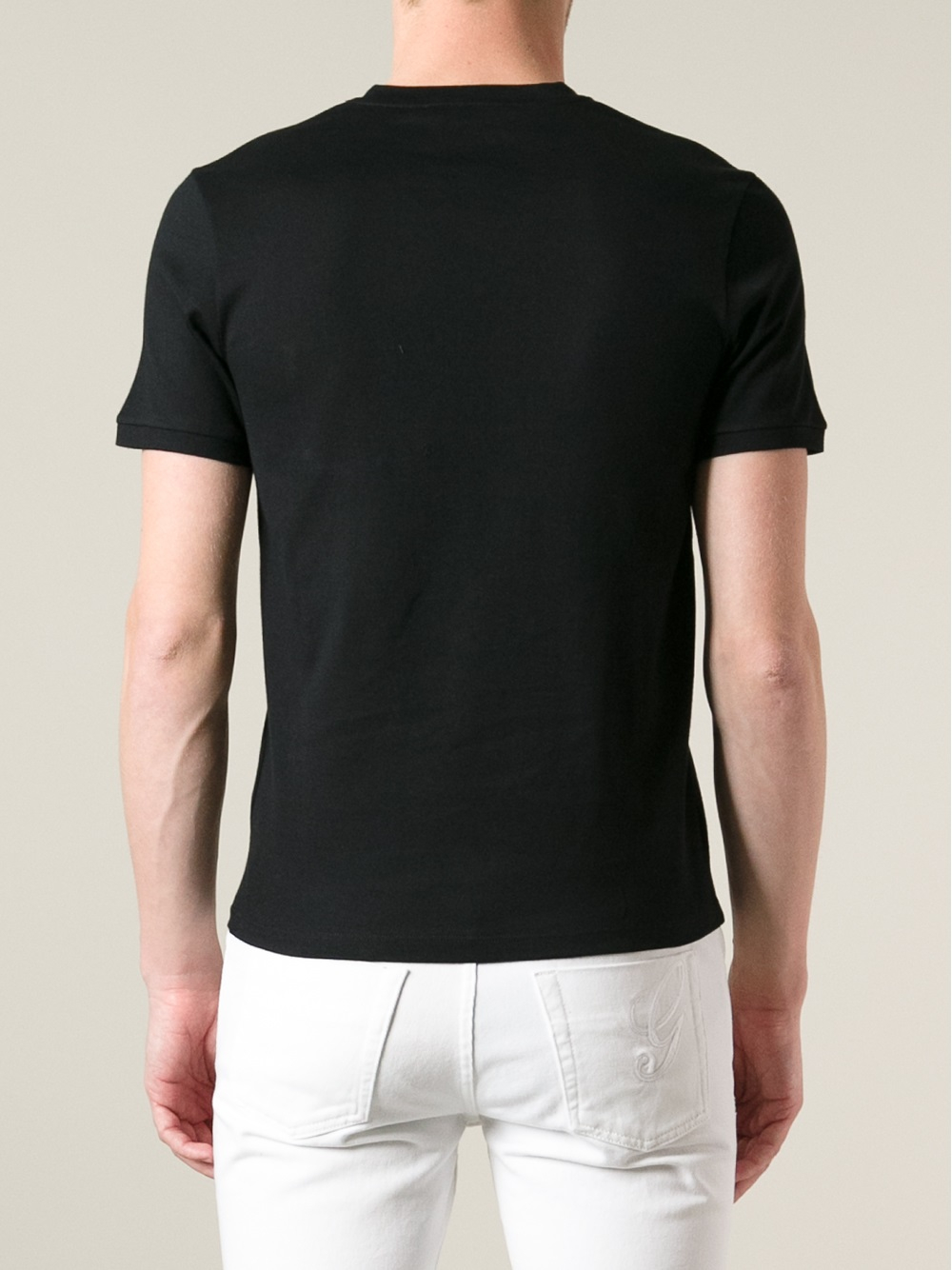 Gucci Vneck Tshirt in Black for Men | Lyst