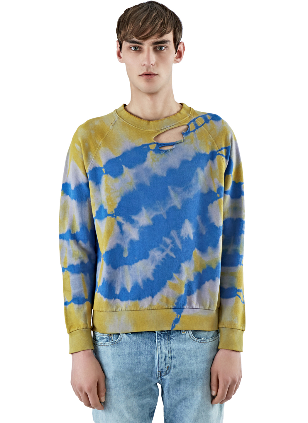 mens tie dye sweater