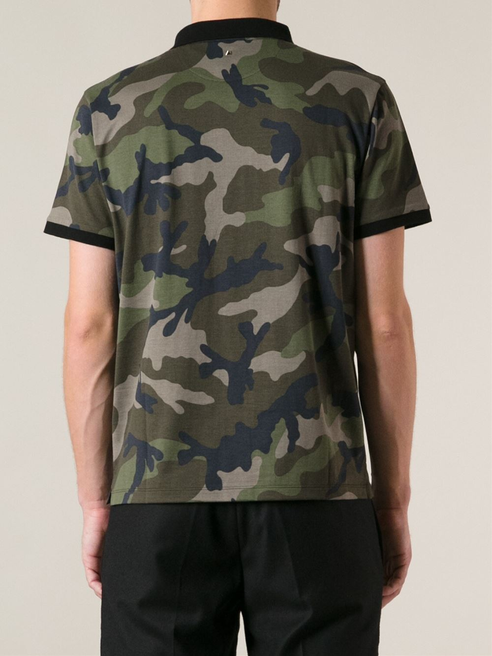 valentino polo camo