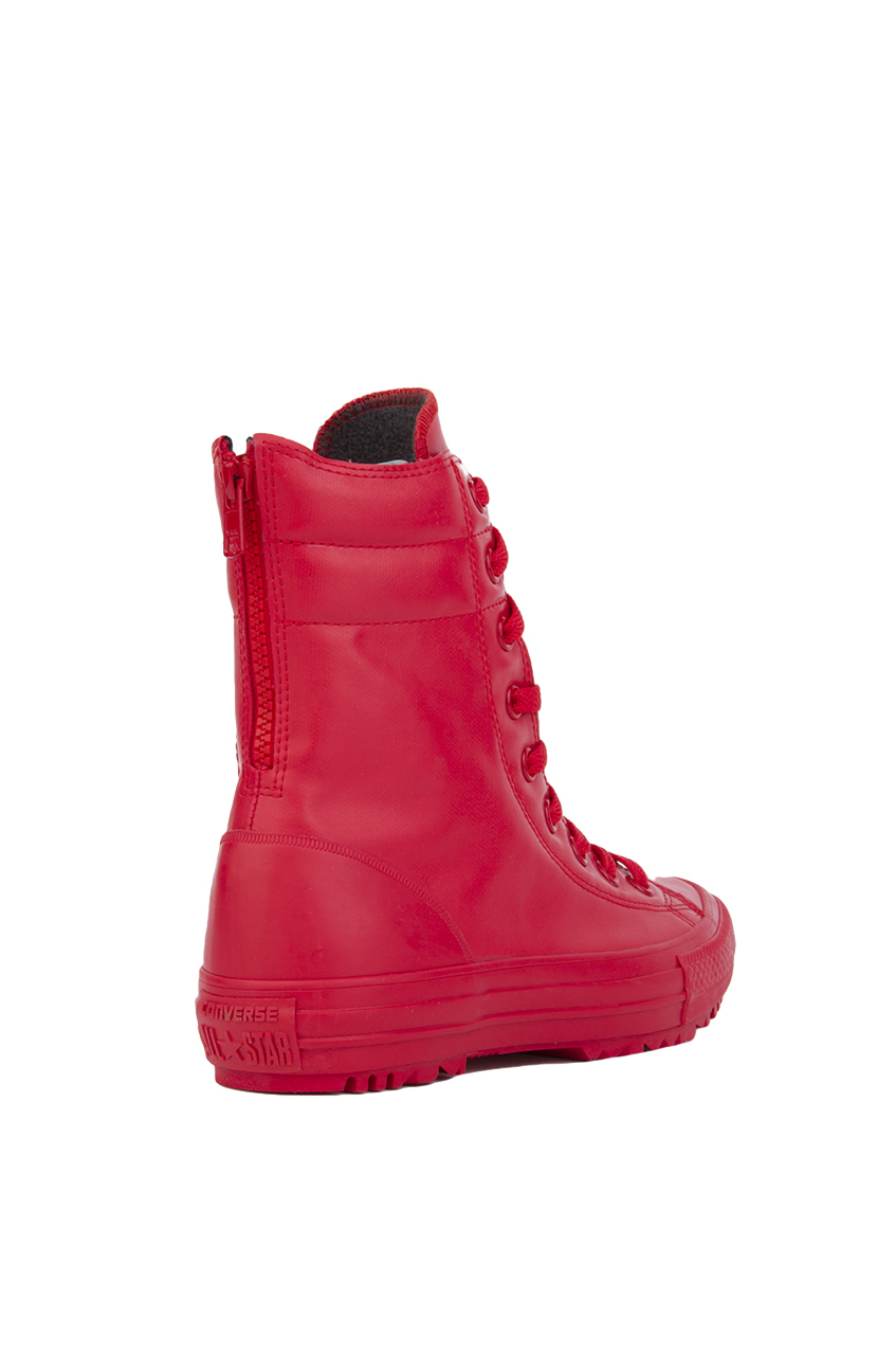 Converse Chuck Taylor All Star Hi-rise Rubber Boots - Red - Lyst