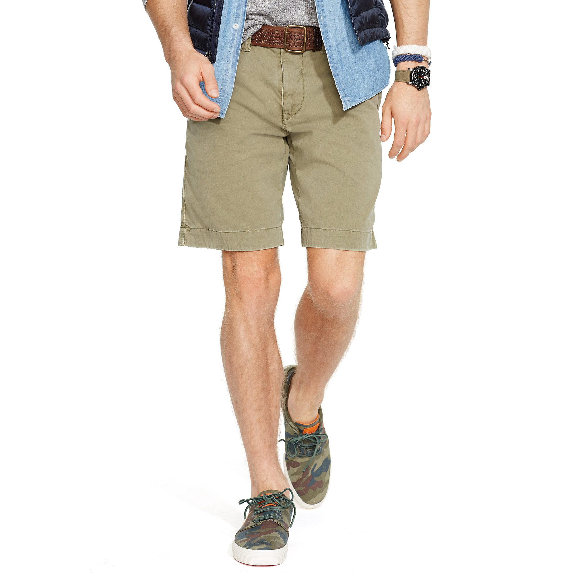 ralph lauren relaxed fit chino shorts