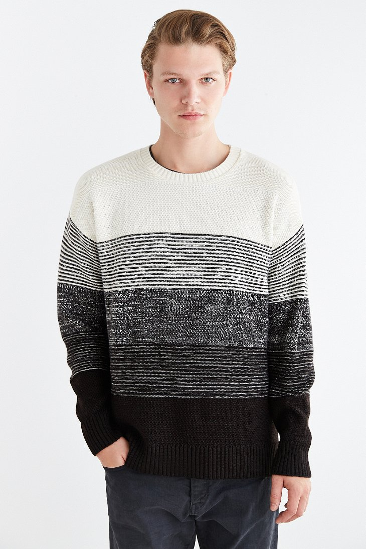 Sparsil Men's Autumn&Spring O Neck Sweaters Diamond