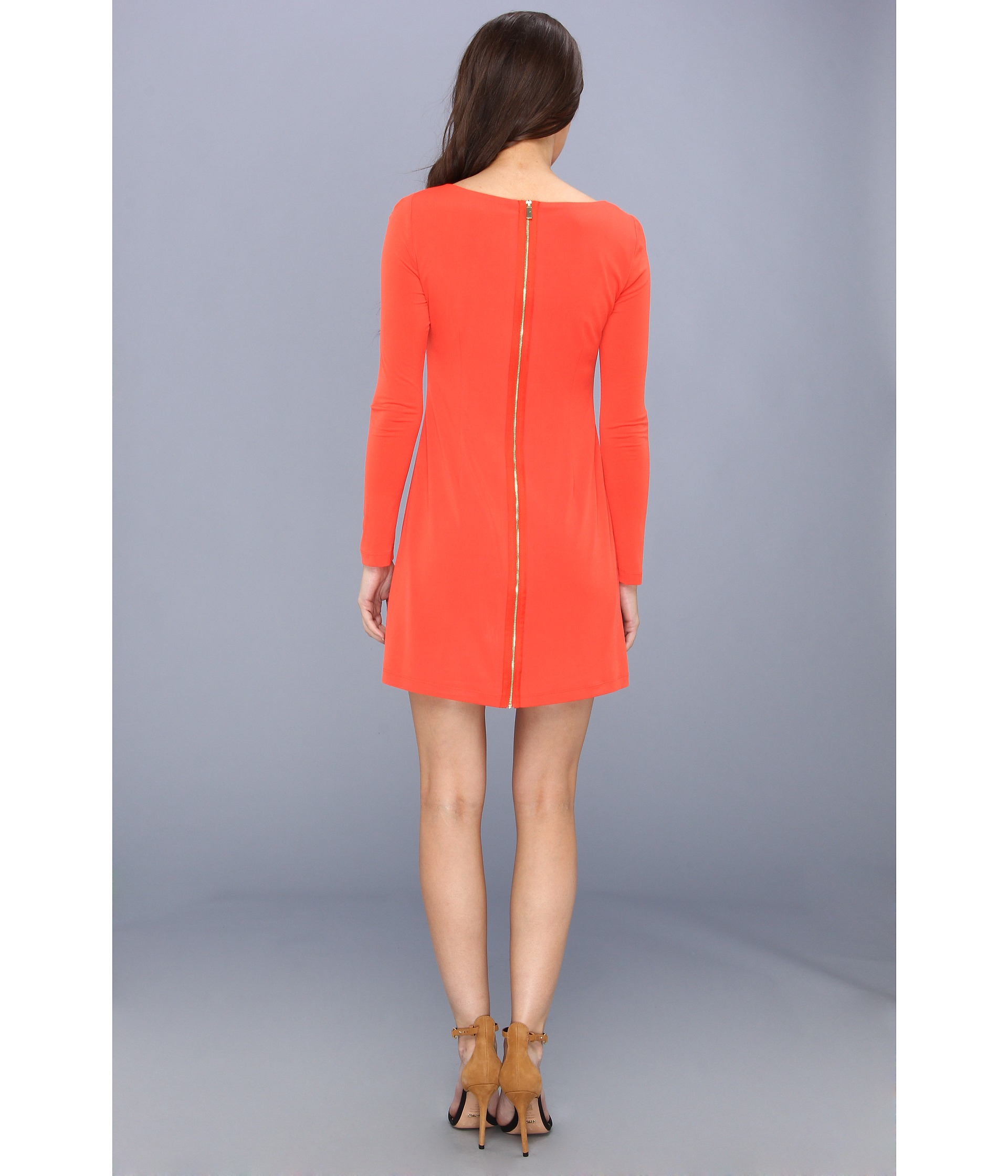 vince camuto orange dress