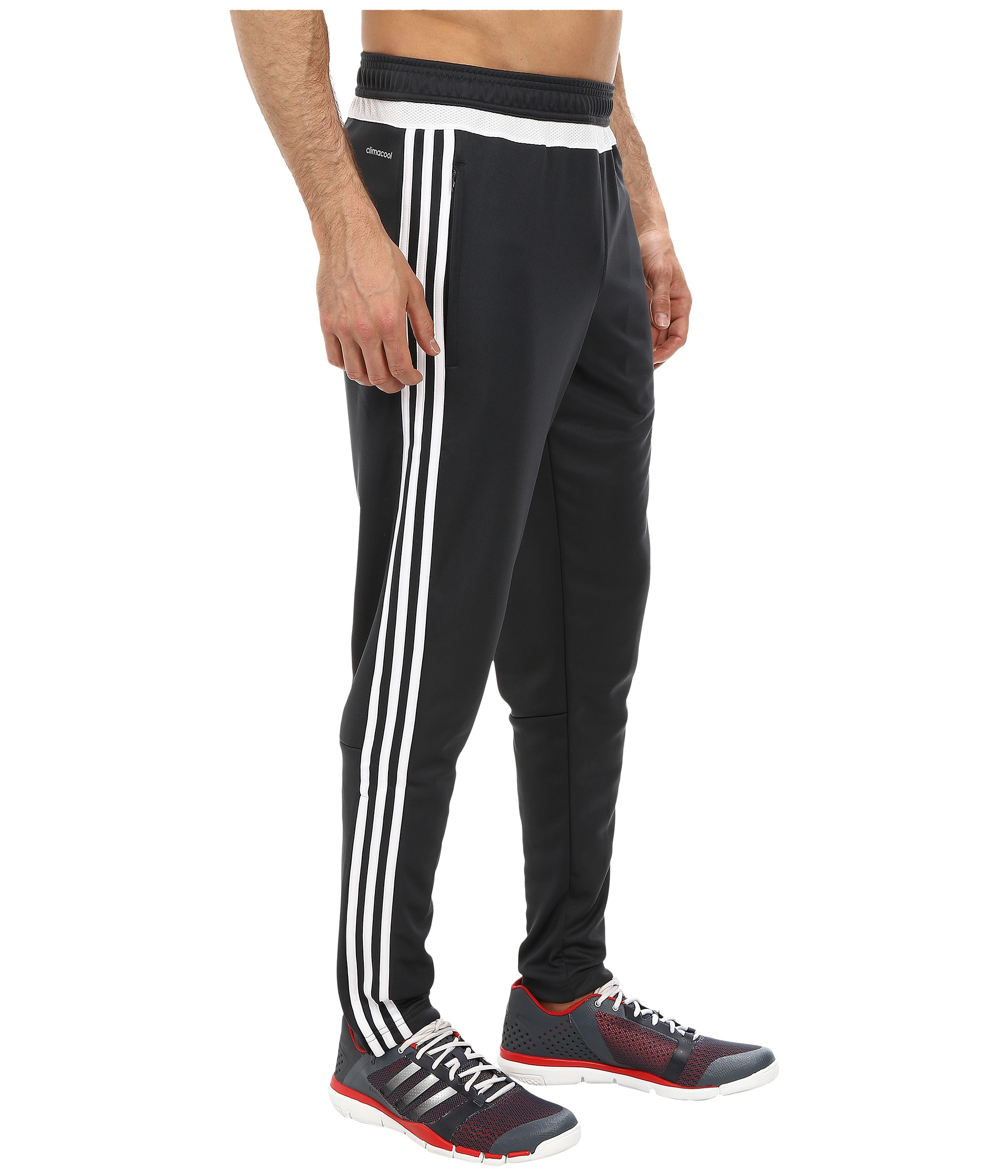 adidas Originals Synthetic Tiro 15 Training Pant in Dark Grey/White ...