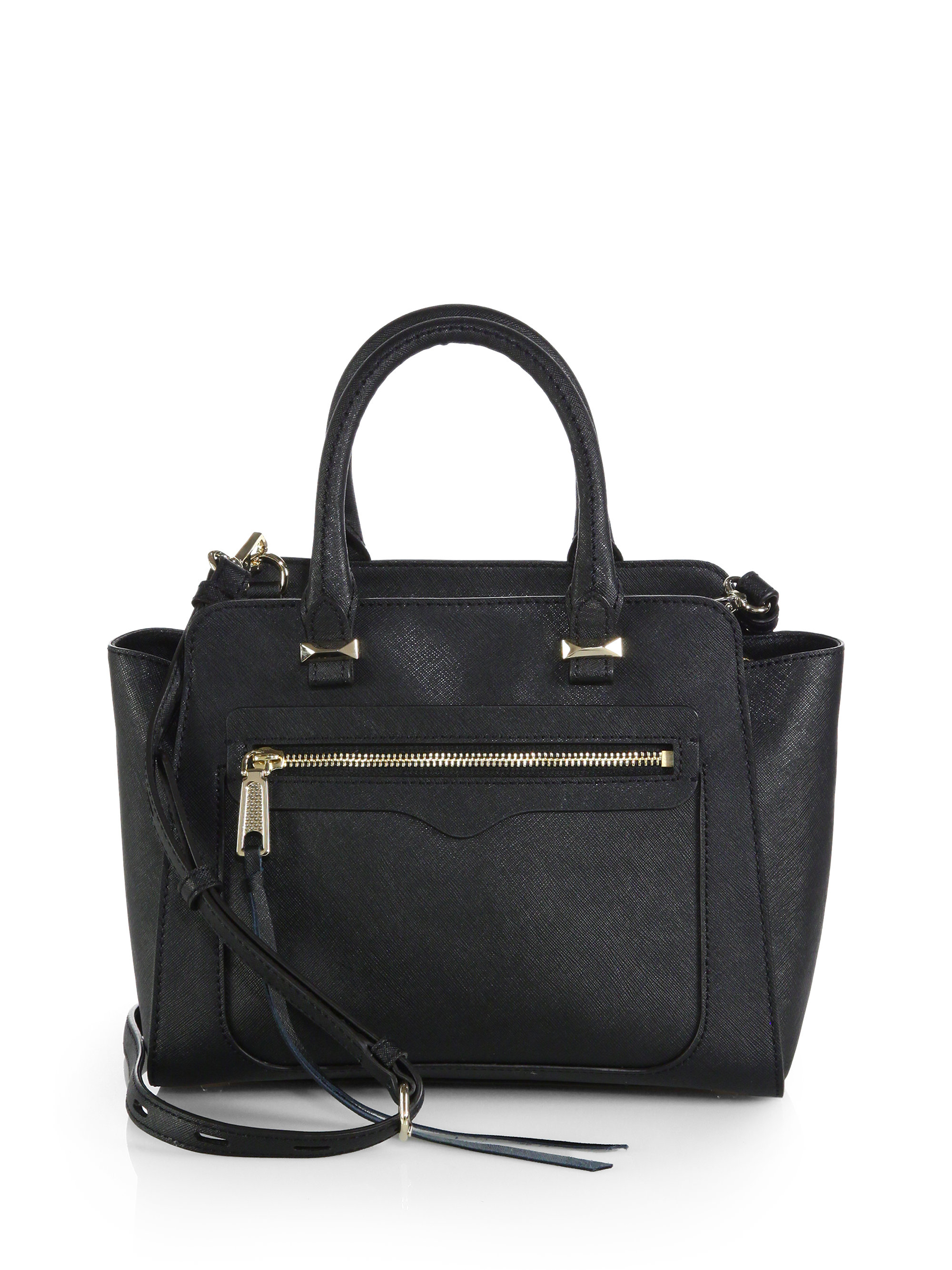 avery leather mini tote