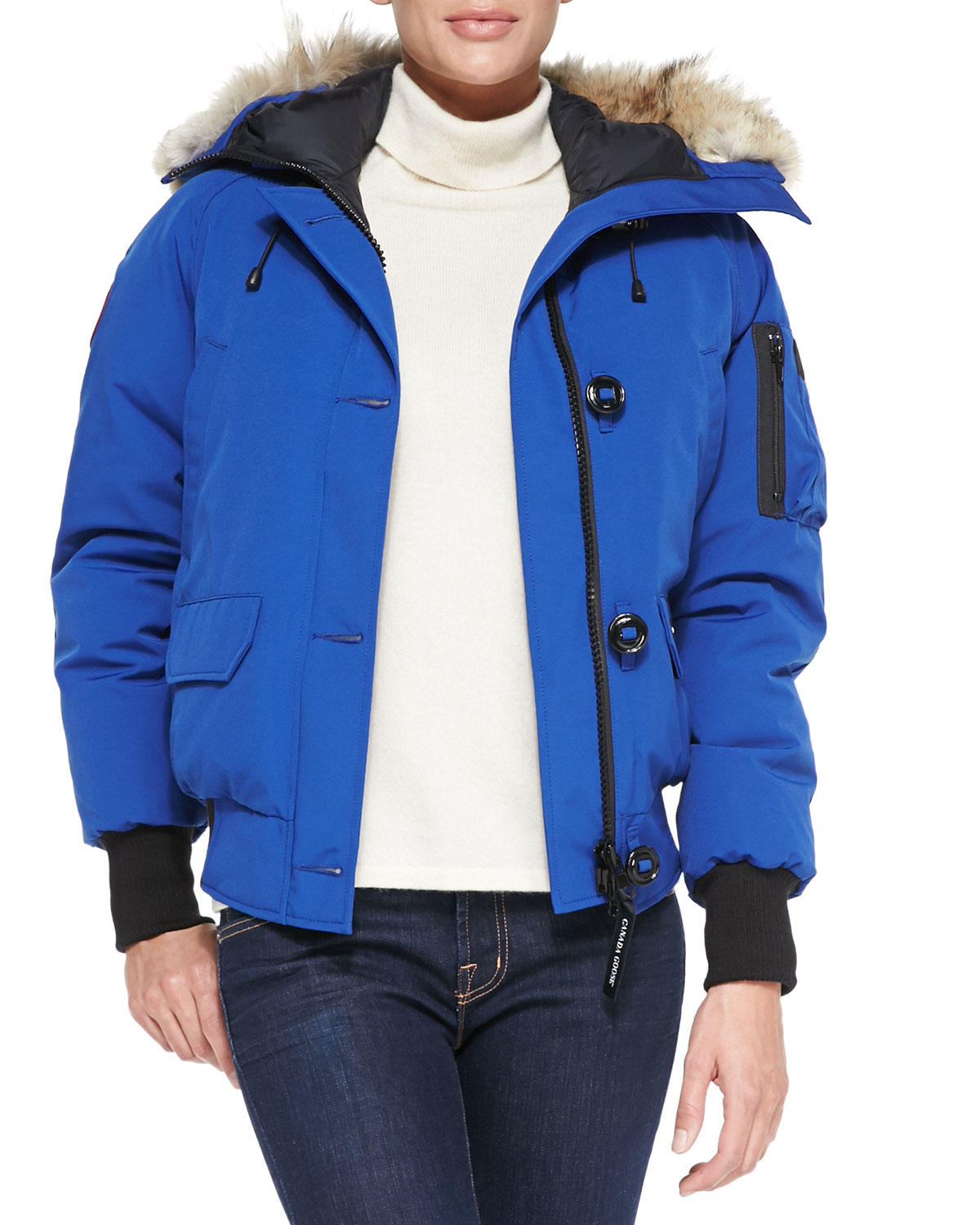 blue canada goose bomber blue canada goose bomber
