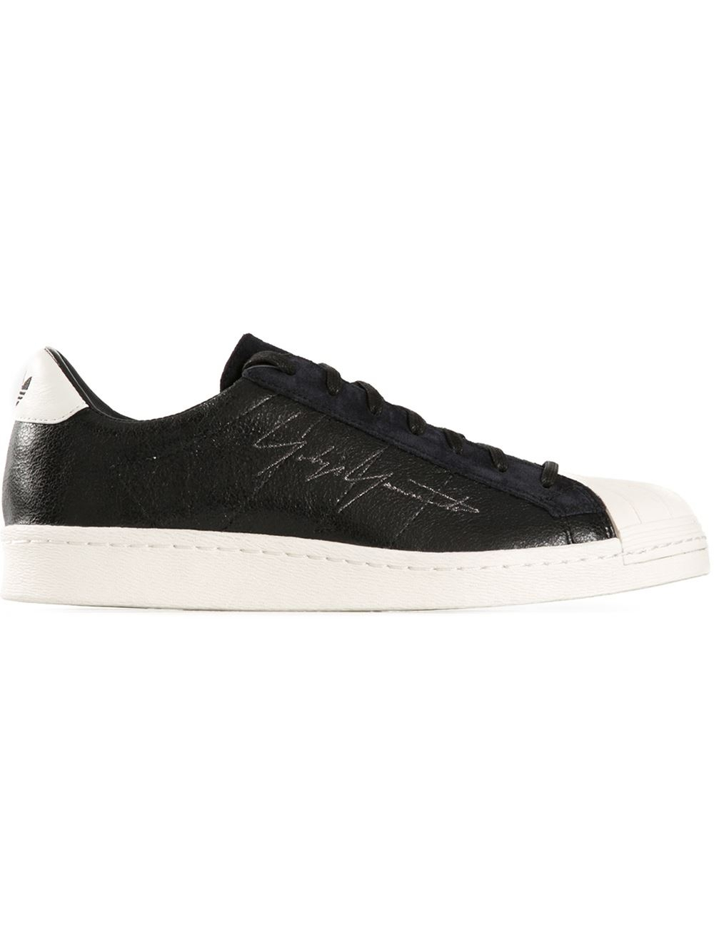 Yohji Yamamoto X Adidas Signature Lace Up Sneakers in Black for Men | Lyst