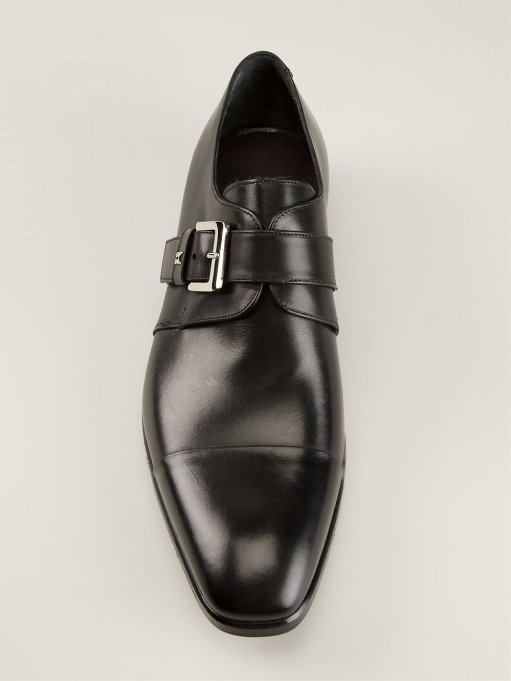 monk strap black