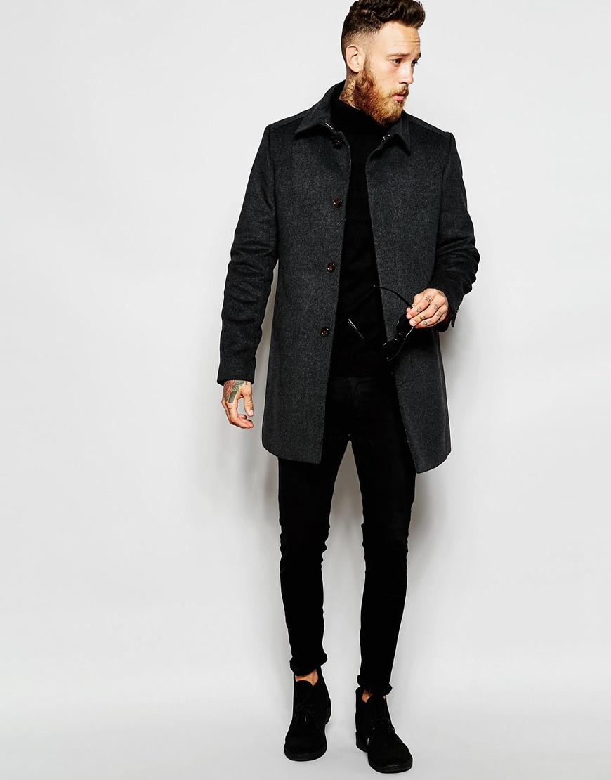 wool mac coat mens