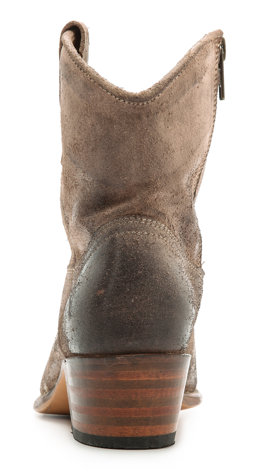frye flat booties