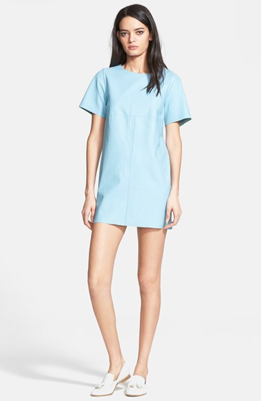 oversized blue t shirt dress